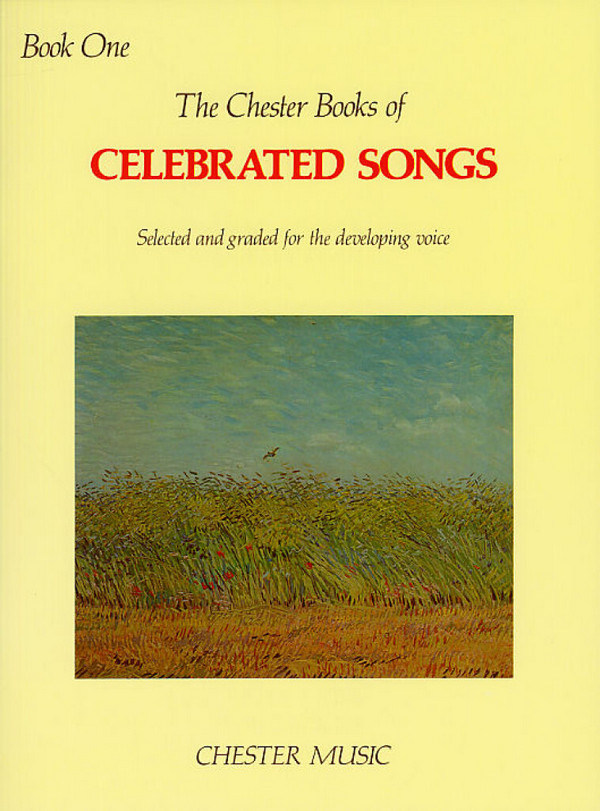 The Chester books of celebrated songs vol.1&nbsp;&nbsp;for developing voice and piano&nbsp;&nbsp;Leah, Shirley, ed