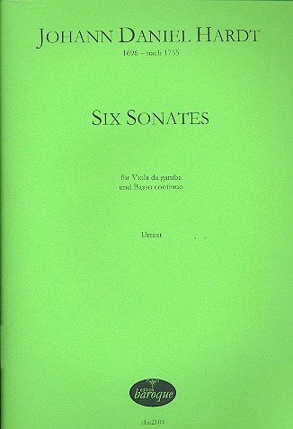 6 Sonaten für Viola da gamba  und Bc  