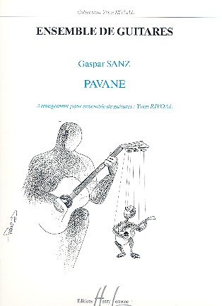 Pavane pour ensemble de  guitares (5), partition+parties  Rivoal, Y., arr.