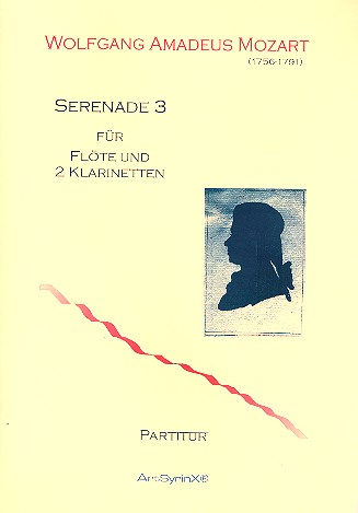 Serenade Nr.3 für Flöte und 2 Klarinetten&nbsp;&nbsp;Partitur&nbsp;&nbsp;
