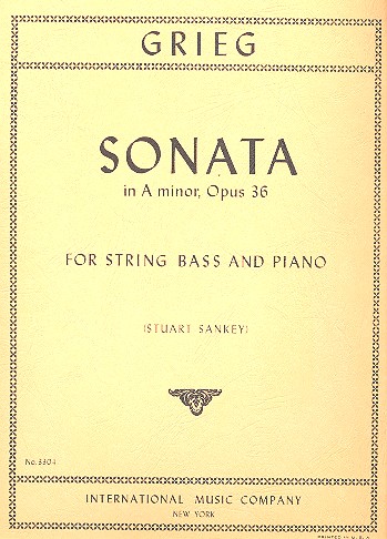 Sonata a minor op.36&nbsp;&nbsp;for string bass and piano&nbsp;&nbsp;