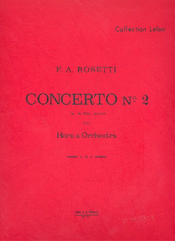 Konzert Es-Dur Nr.2 für Horn und Klavier    