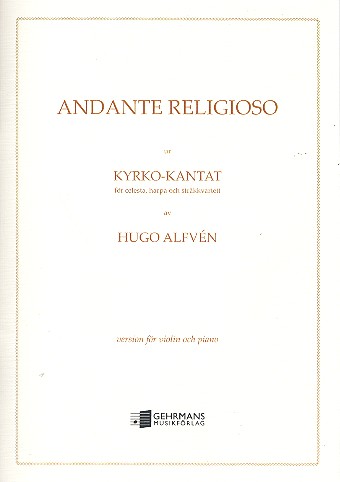 Andante religioso  for violin and piano  