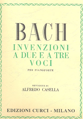 Invenzioni a 2 e a 3 voci&nbsp;&nbsp;per pianoforte&nbsp;&nbsp;