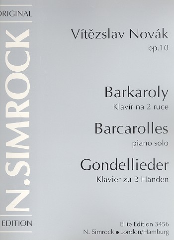 Gondellieder op.10  für Klavier  