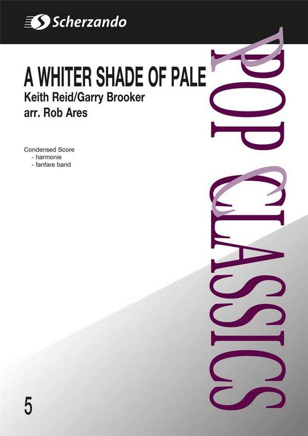 A whiter shade of pale  for concert band  score and parts