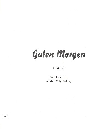 Guten Morgen für diatonische  Handharmonika  (mit 2. Stimme)