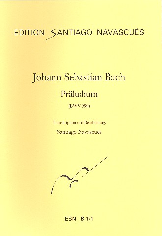 Präludium in d-moll BWV999  für Gitarre  