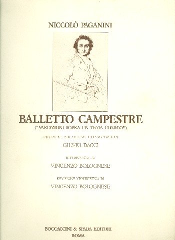 Balletto campestre  per violino e pianoforte  Dacci, Giusto, arr.