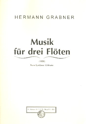 Musik für 3 Flöten  Stimmen  