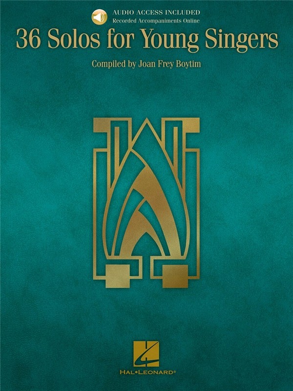 36 solos for young Singers (+Audio-Online-Access)&nbsp;&nbsp;for medium voice and piano&nbsp;&nbsp;