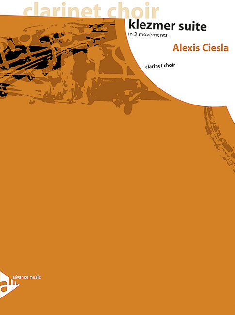 Klezmer Suite in 3 movements&nbsp;&nbsp;for clarinet ensemble (5, bass clar, C bass and tambourine)&nbsp;&nbsp;score and parts