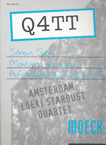 Mavumo ya uana (Afrikanische Suite Nr.3)  für 4 Blockflöten (SATB)  Partitur und Stimmen