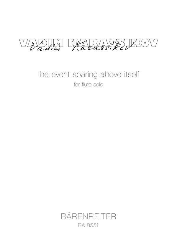 The event soaring above itself  for flute solo  