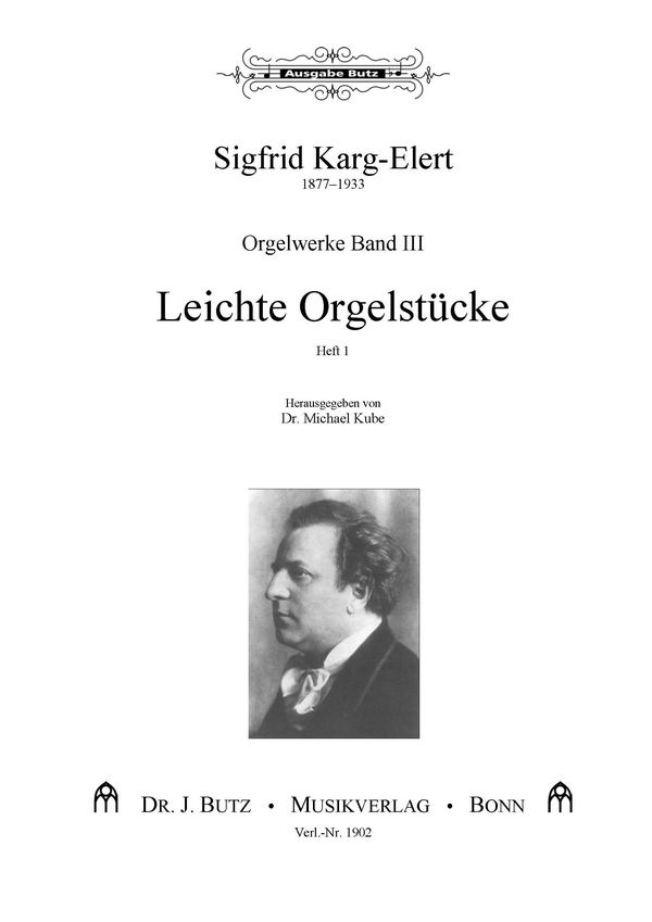 Leichte Orgelstücke Band 1&nbsp;&nbsp;für Orgel&nbsp;&nbsp;
