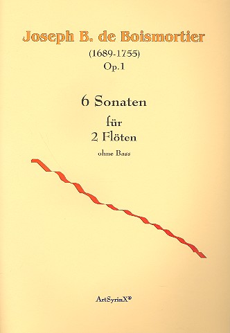 6 Sonaten op.1 für 2 Flöten    