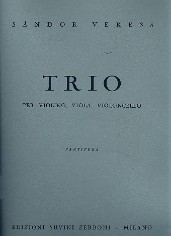 Trio  für Violine, Viola und Violoncello  Studienpartitur