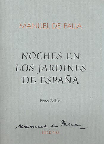 Noches en  los jardines de espana&nbsp;&nbsp;para piano&nbsp;&nbsp;