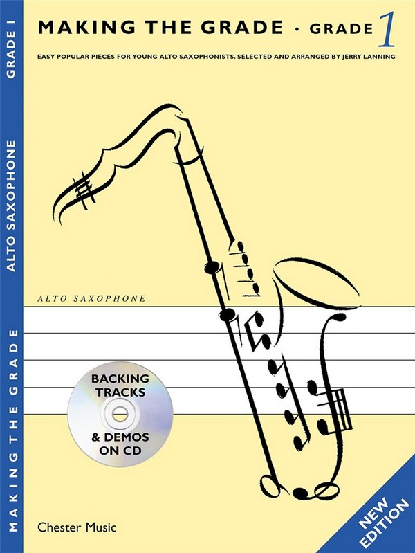 Making the grade vol.1 (+CD) easy popular&nbsp;&nbsp;pieces for alto saxophone&nbsp;&nbsp;Lanning, Jerry,  arr.