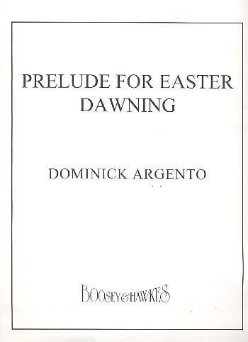 Prelude for easter dawning&nbsp;&nbsp;for organ&nbsp;&nbsp;
