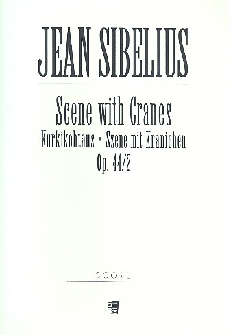 Scene with Cranes op.44,2  for 2 clarinets, timpani and strings  score