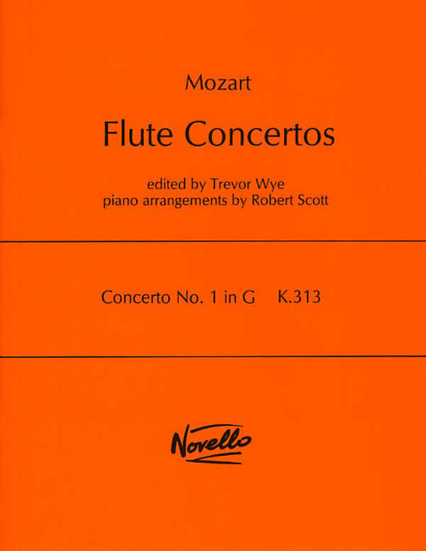 Concerto G major no.1 KV313 for flute&nbsp;&nbsp;and piano&nbsp;&nbsp;Wye, Trevor,  ed