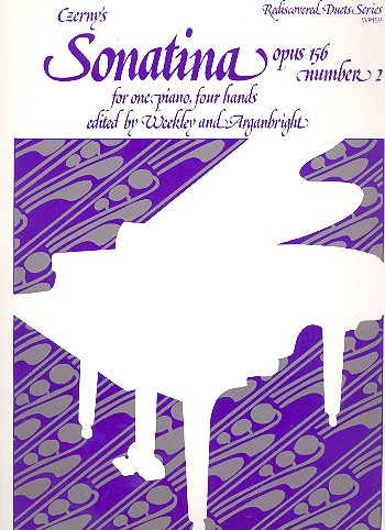 Sonatina op.156,2 for one piano 4 hands&nbsp;&nbsp;Weekley, Dallas, ed&nbsp;&nbsp;