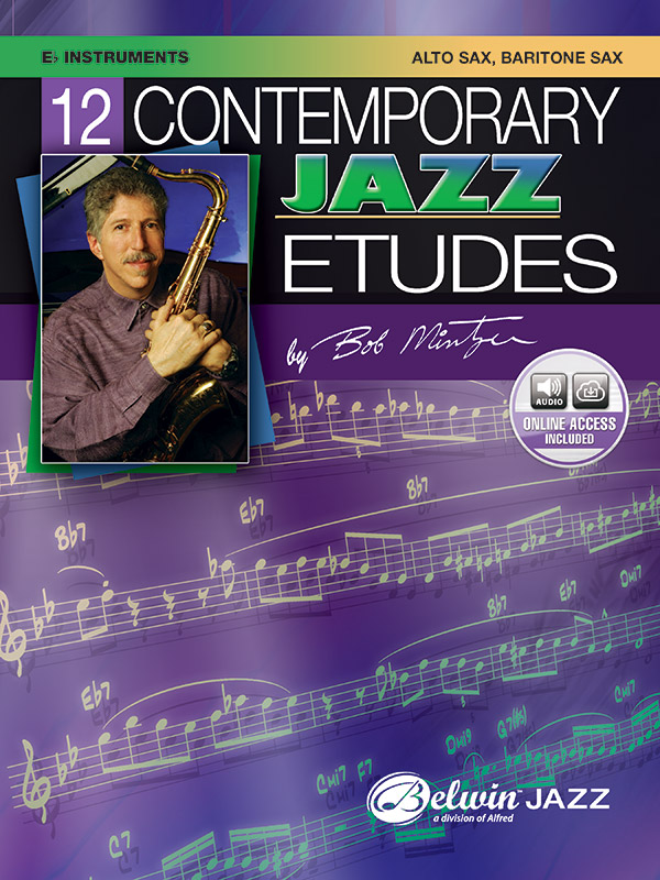 12 contemporary jazz etudes (+CD)&nbsp;&nbsp;for saxophone (alto, baritone)&nbsp;&nbsp;