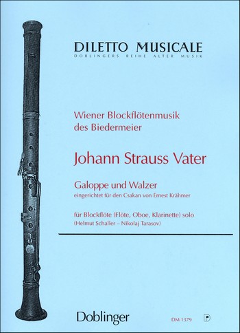 Galoppe und Walzer für Blockflöte  (Fl, Ob, Klar)  Schaller, Helmut, Ed