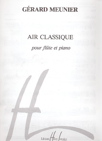 Air classique pour flute  et piano  