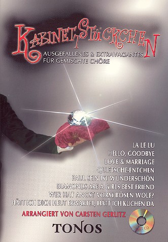 Kabinettstückchen (+CD) für gem Chor&nbsp;&nbsp;a cappella&nbsp;&nbsp;Gerlitz, Carsten, ed