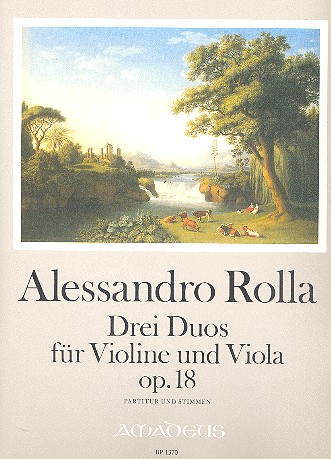 3 Duos op.18  für Violine und Viola  Partitur und Stimmen