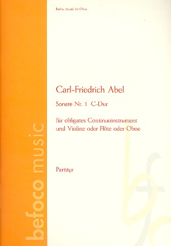 Sonate C-Dur Nr.1 für Oboe (Violine/Flöte)  und Bc  