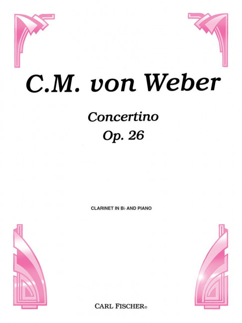 Concertino op.26 for  clarinet and piano  