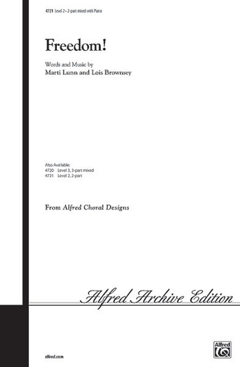 Freedom for 2part chorus and piano&nbsp;&nbsp;Lunn, Marti, Ko-Autor&nbsp;&nbsp;