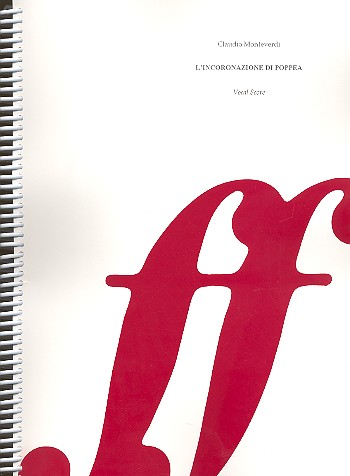 L'incoronazione di Poppea&nbsp;&nbsp;vocal score&nbsp;&nbsp;