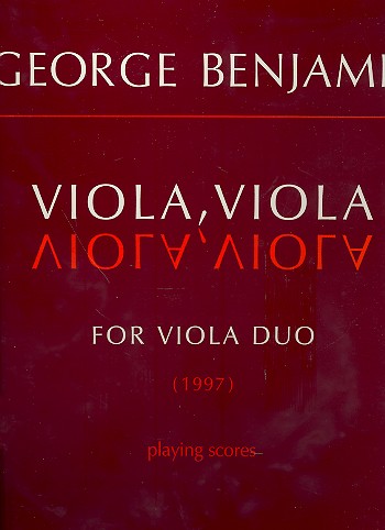 Viola viola   for viola duo  playing score (enthält nur 1 Spielpartitur!)