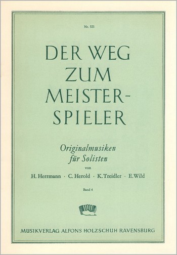 Der Weg zum Meisterspieler Band 4  für diatonische Handharmonika  
