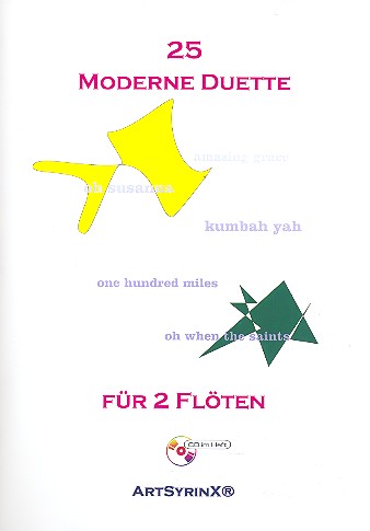 25 moderne Duette (+CD) für Flöten    