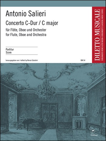 Concerto C-Dur  für Flöte, Oboe und Orchester  Partitur