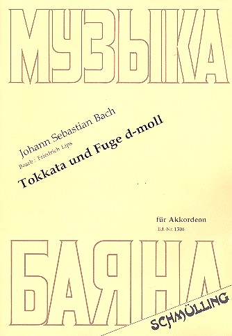 Tokkata und Fuge d-Moll&nbsp;&nbsp;für Akkordeon&nbsp;&nbsp;