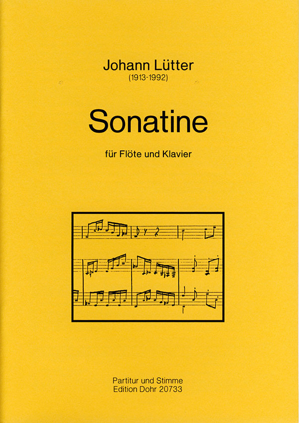 Sonatine für Flöte und Klavier&nbsp;&nbsp;Partitur und Stimmen&nbsp;&nbsp;