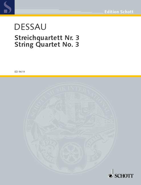 Streichquartett Nr. 3  für Streichquartett  Partitur und Stimmen