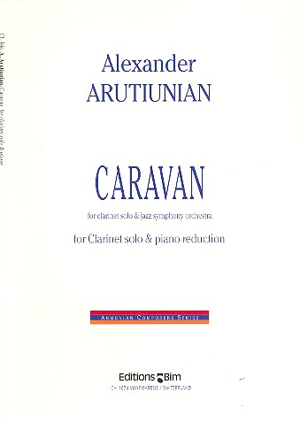 Caravan for clarinet solo and jazz symphony orchestra  for clarinet and piano (1956)  