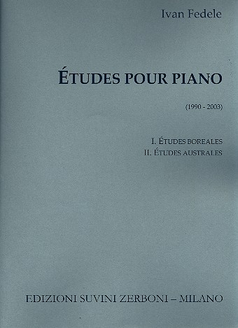 Etudes (1990-2003) (études boreales et études australes)  pour piano  