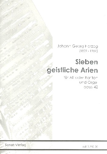 7 geistliche Arien op.42  für Alt (Bariton) und Klavier (Orgel)  