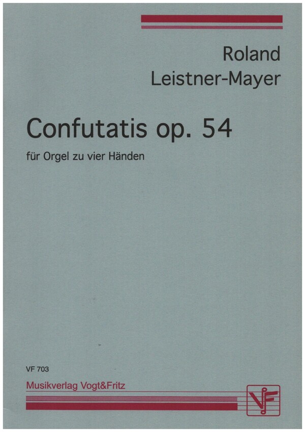 Confutatis op.54  für Orgel zu 4 Händen  