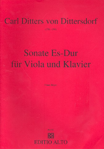 Sonate Es-Dur   für Viola und Klavier  