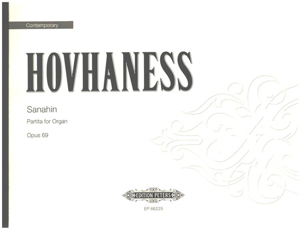 Sanahin op.69&nbsp;&nbsp;für Orgel&nbsp;&nbsp;
