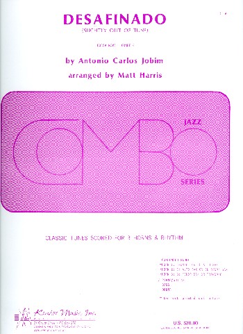 Desafinado: for jazz combo&nbsp;&nbsp;&nbsp;&nbsp;